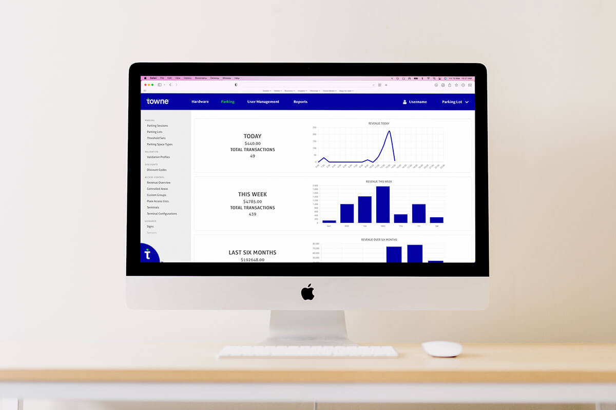 Towne Parking Management Dashboard & Analytics